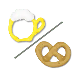 Bierkrug & Brezel Bierkrug & Brezel
