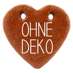 Ohne Deko