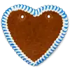 Mittelblau-Weiß - F24 Mittelblau-Weiß - F24