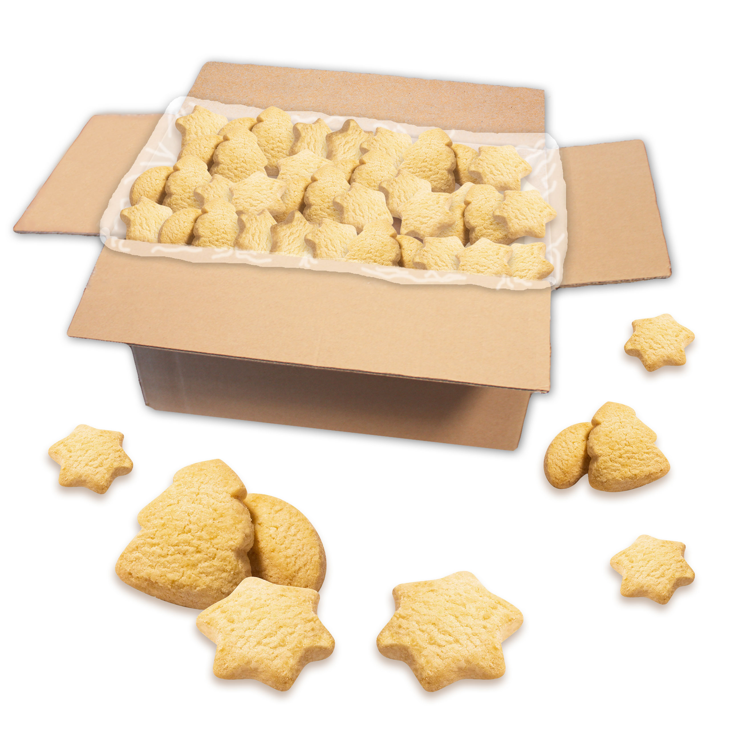 Butter Weihnachtsplätzchen natur, lose Ware - 2 kg online kaufen