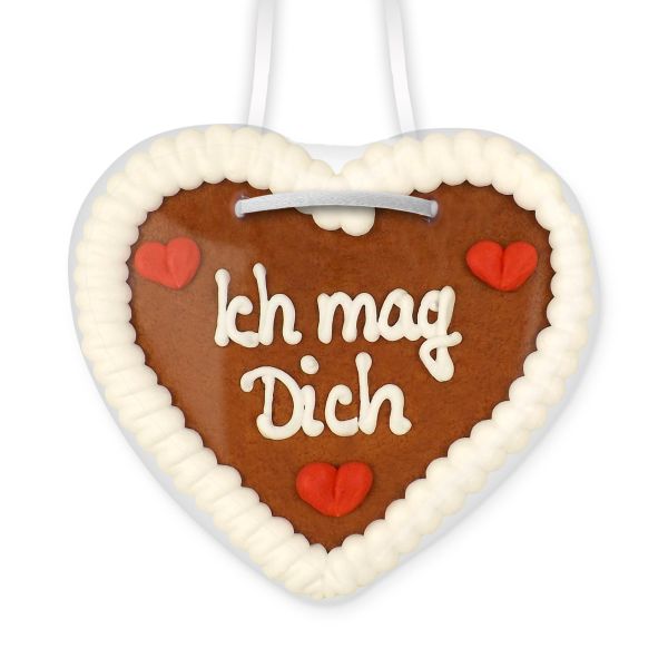 Lebkuchenherz 12cm - Ich mag Dich