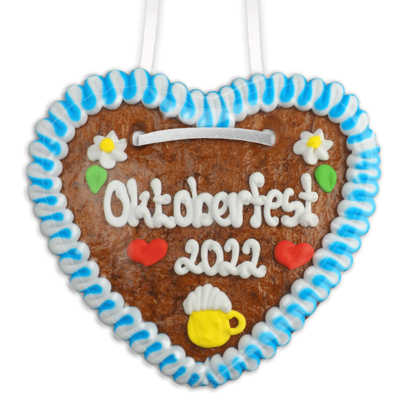 Lebkuchenherz 14cm - Oktoberfest 2022
