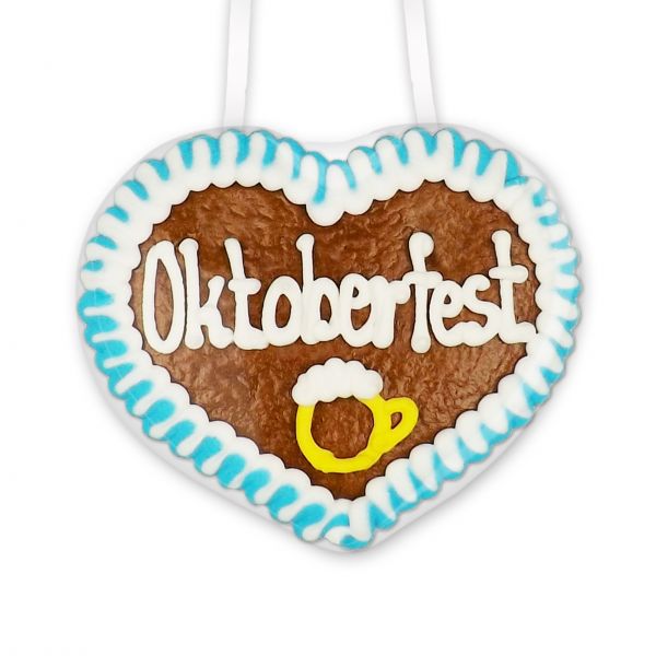 Lebkuchenherz 8cm - Oktoberfest - Design 2