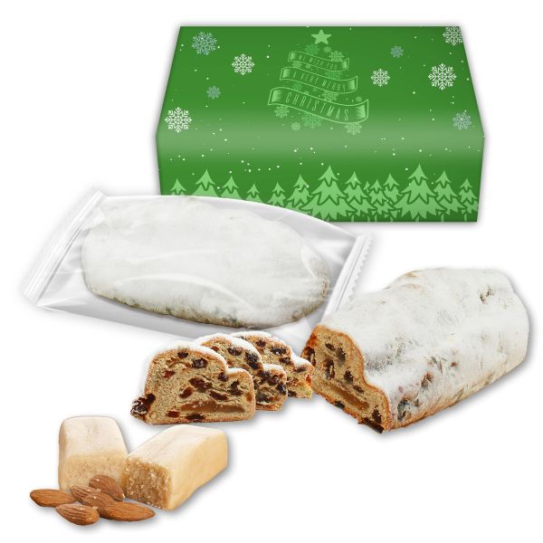 Edel - Marzipanstollen - 500g - mit individuellem Karton