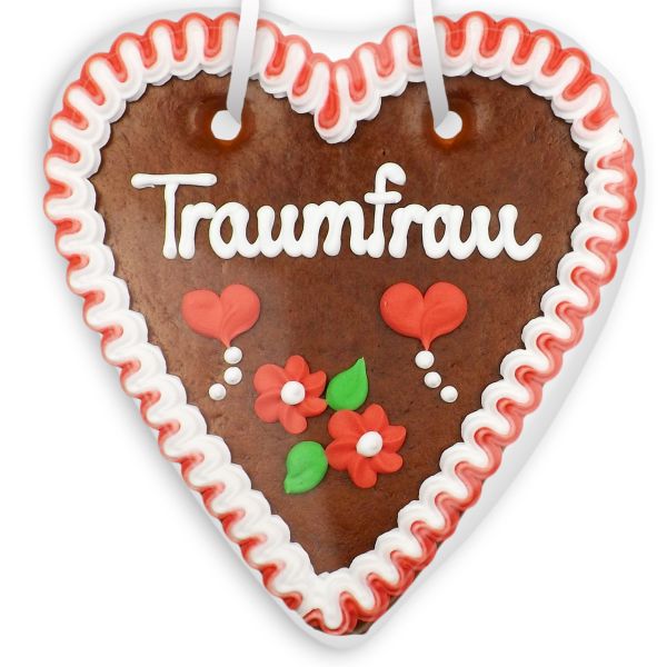 Lebkuchenherz 18cm - Traumfrau