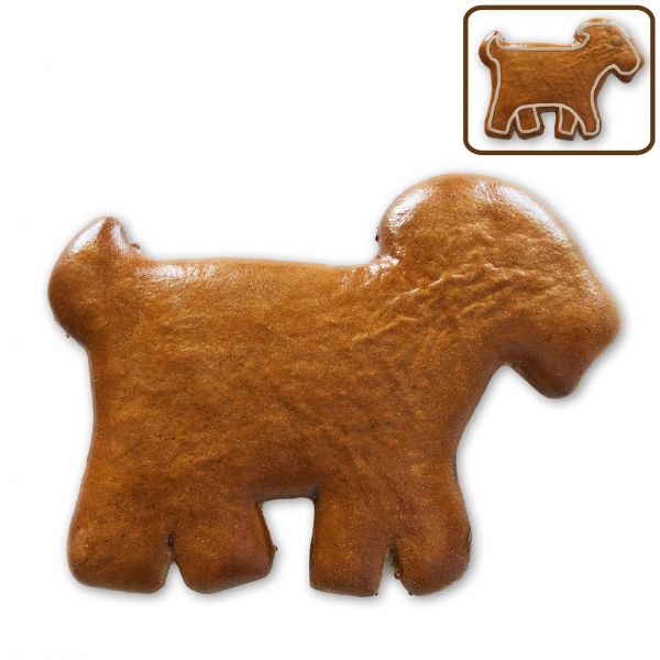 Lebkuchen Ziege Rohling ohne Alles - 12cm