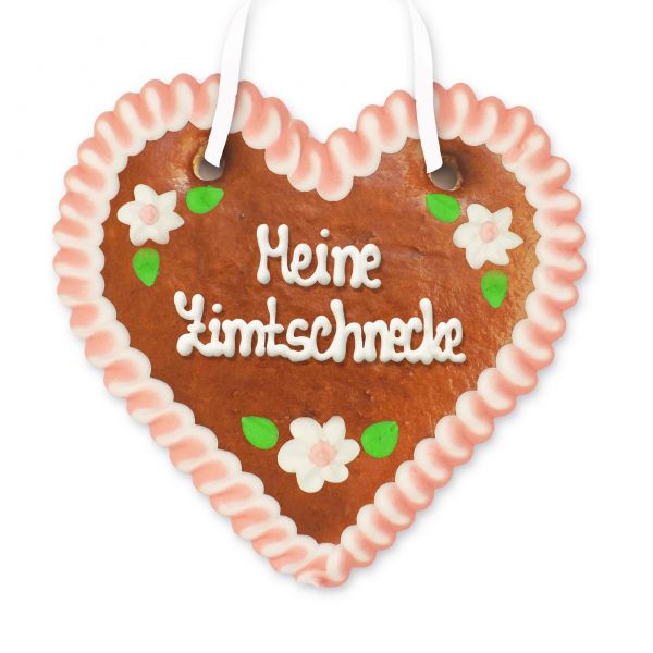 Lebkuchenherz 12cm - Meine Zimtschnecke