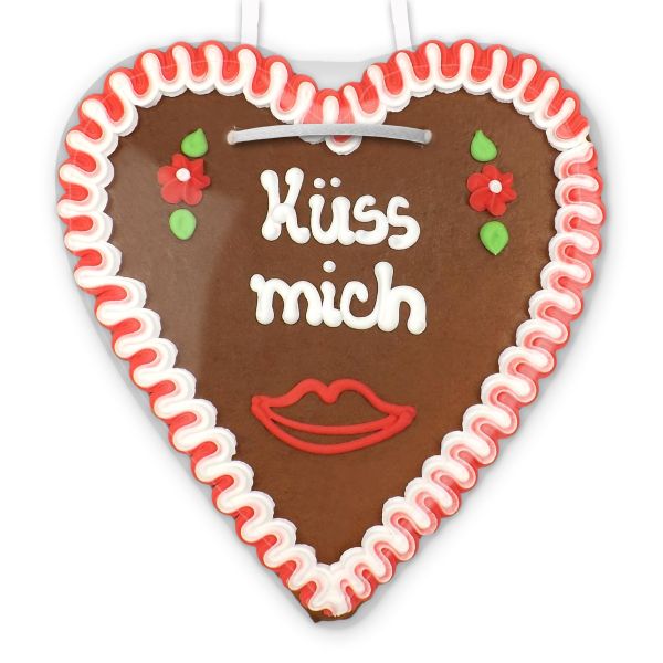 Lebkuchenherz 21cm - Küss mich