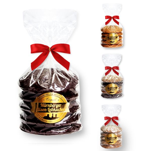 Nürnberger Elisen Lebkuchen - Schokolade - 5 Stück - 400g