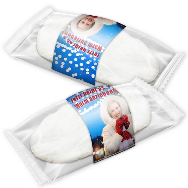 Butter-Mandel Stollen - mit bedruckter Banderole als Weihnachtspräsent - 750g