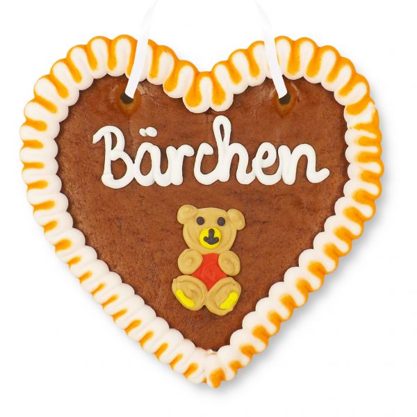 Lebkuchenherz 12cm - Bärchen