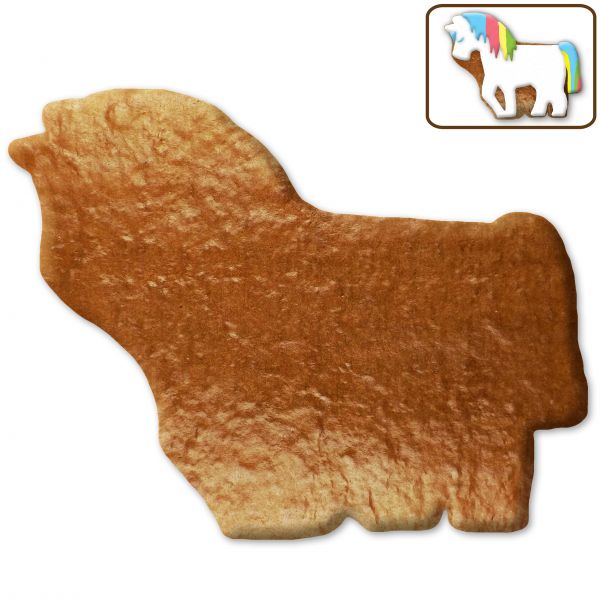 Lebkuchen Einhorn Rohling ohne Alles - 12cm