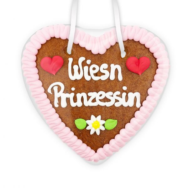 Lebkuchenherz 14cm - Wiesn Prinzessin