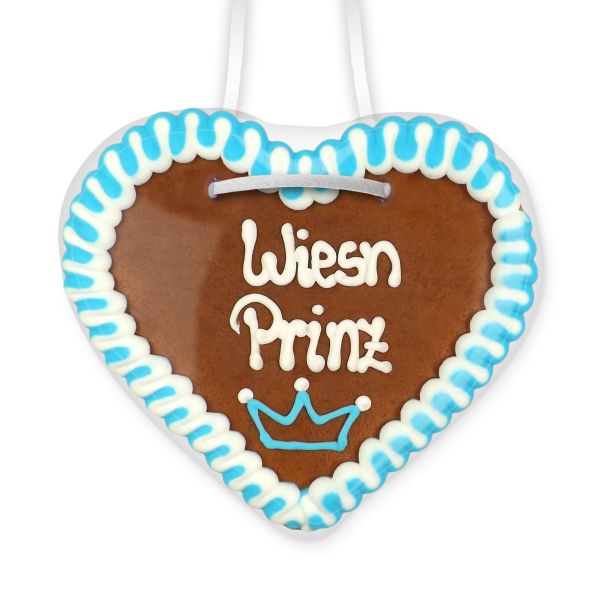 Lebkuchenherz 12cm - Wiesn Prinz