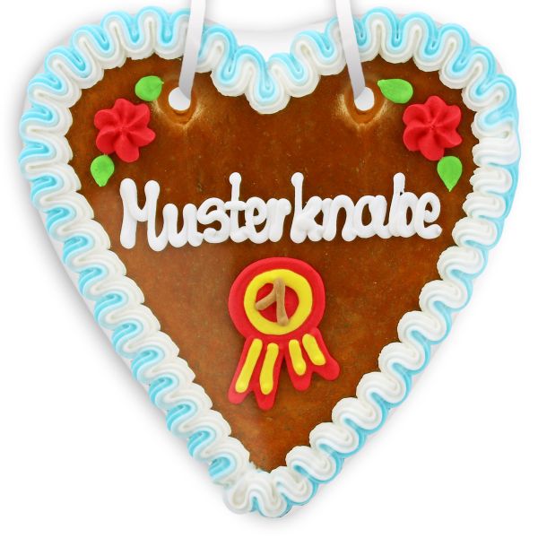 Lebkuchenherz 18cm - Musterknabe