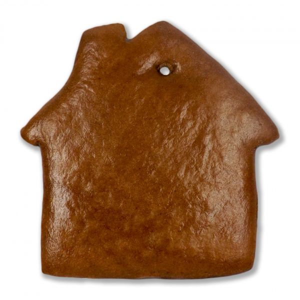 Lebkuchen Haus Rohling - ohne Alles - 12cm - mit Schornstein