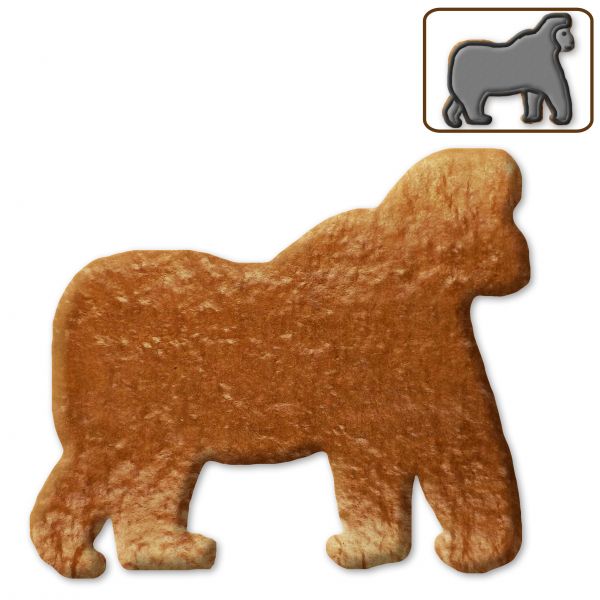 Lebkuchen Gorilla Rohling ohne Alles - 12cm