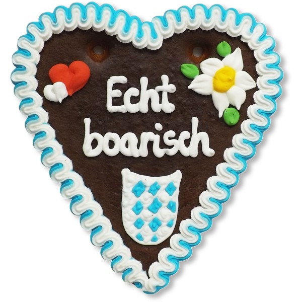 Lebkuchenherz 18cm - Echt boarisch