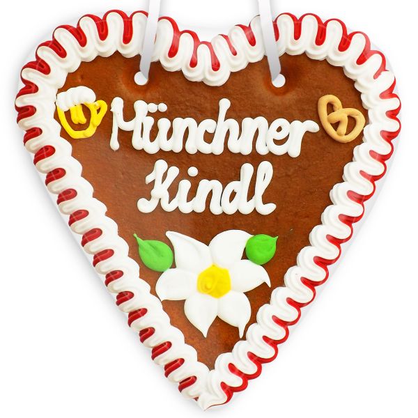 Lebkuchenherz 18cm - Münchner Kindl