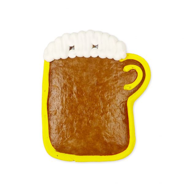 Lebkuchen Rohlinge Bierkrug - mit Rand - 12cm