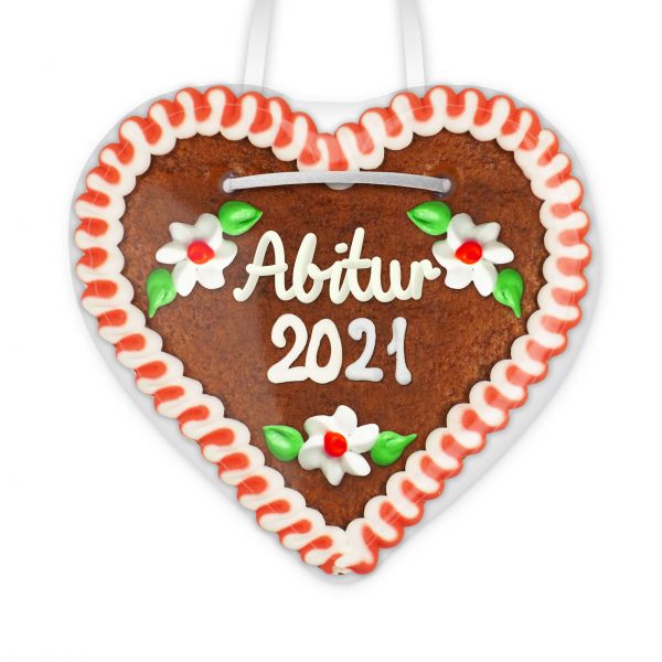 Lebkuchenherz 12cm - Abitur 2021