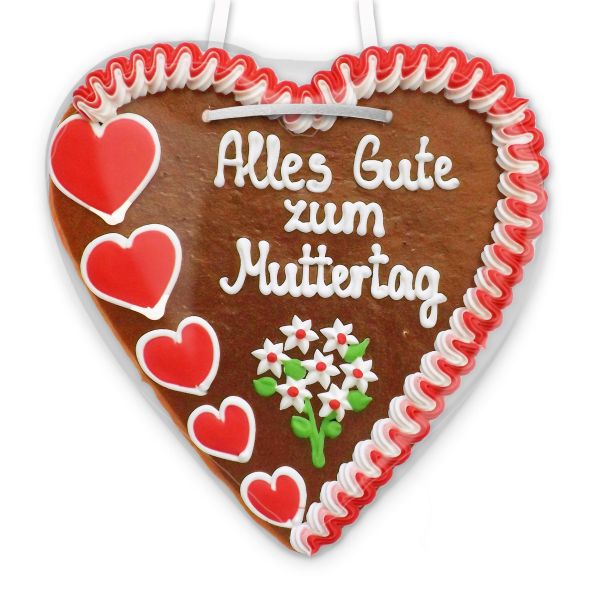 Lebkuchenherz 21cm - Alles Gute zum Muttertag