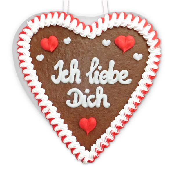 Lebkuchenherz 21cm - Ich liebe Dich