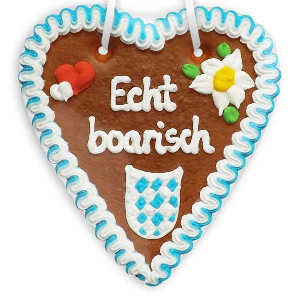 Lebkuchenherz 18cm - Echt boarisch