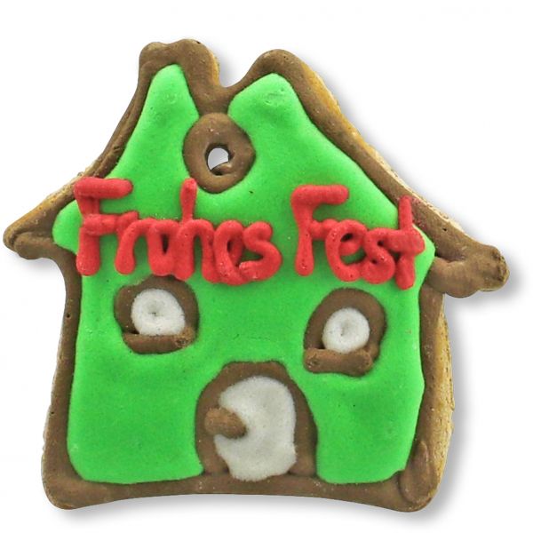 Mini Lebkuchen - Haus - Frohes Fest - ca. 7,5cm