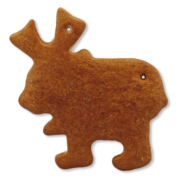 Lebkuchen Elch Rohling - ohne Alles - 15cm