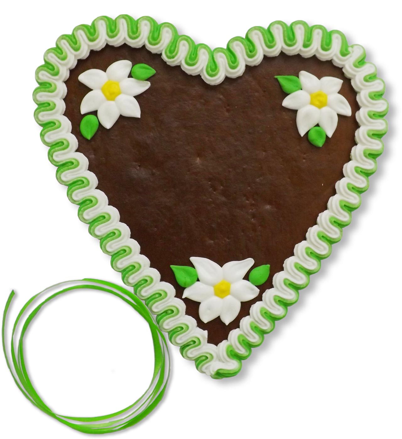 Lebkuchenherz Rohling Rand und Deko F2 21cm günstig bestellen