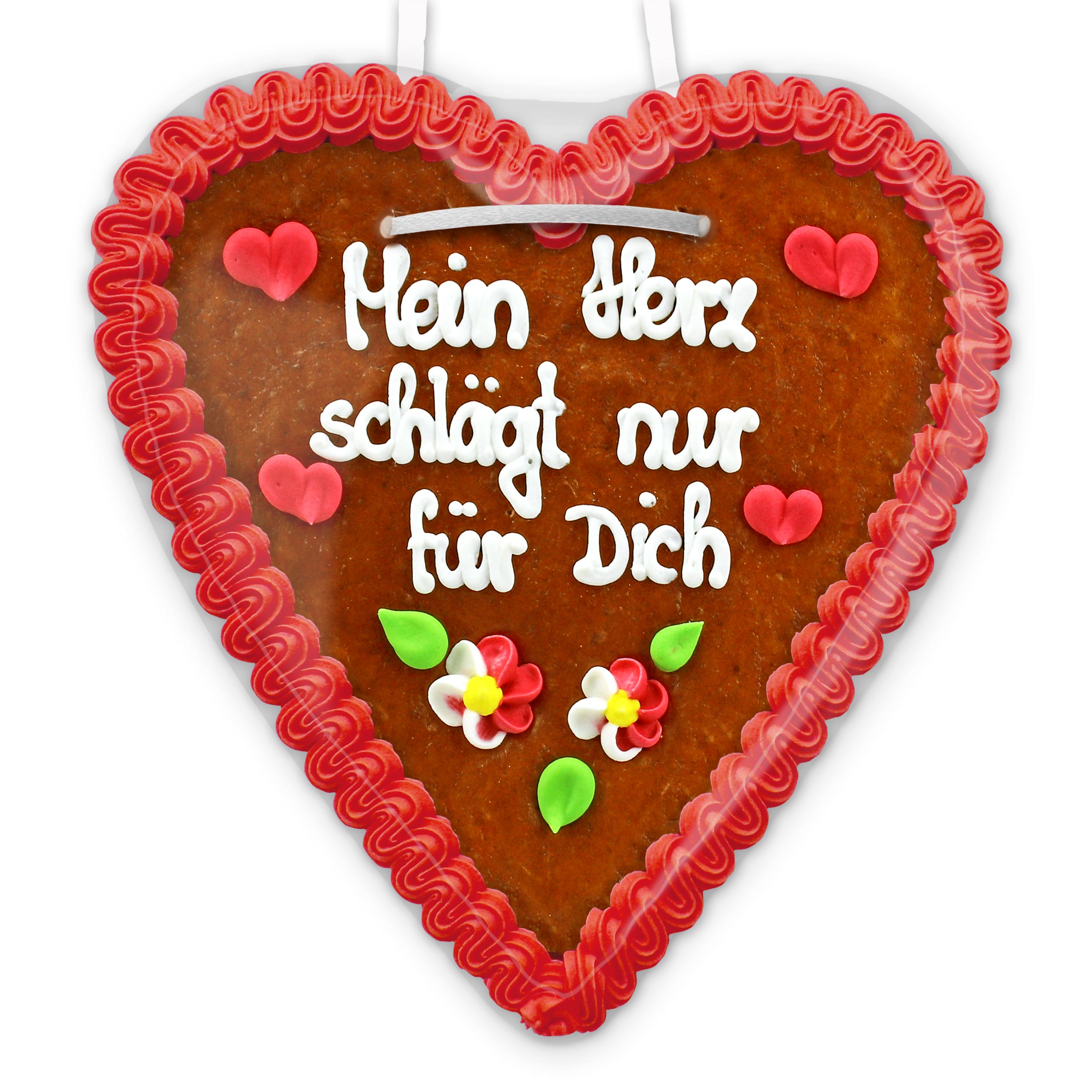 Lebkuchenherz 21cm "Mein Herz schlägt nur für Dich" bestellen