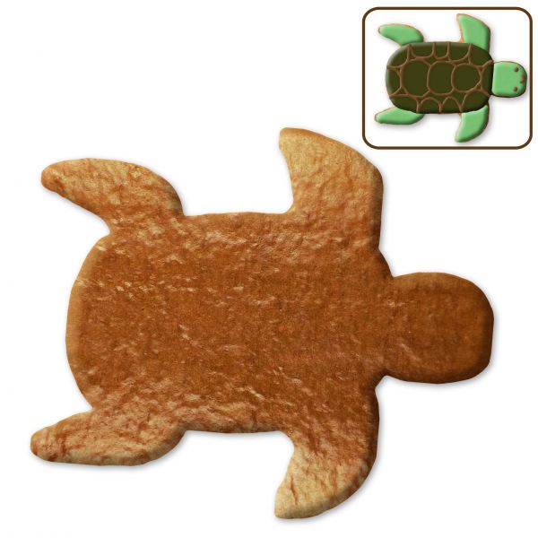 Lebkuchen Schildkröte Rohling ohne Alles - 12cm