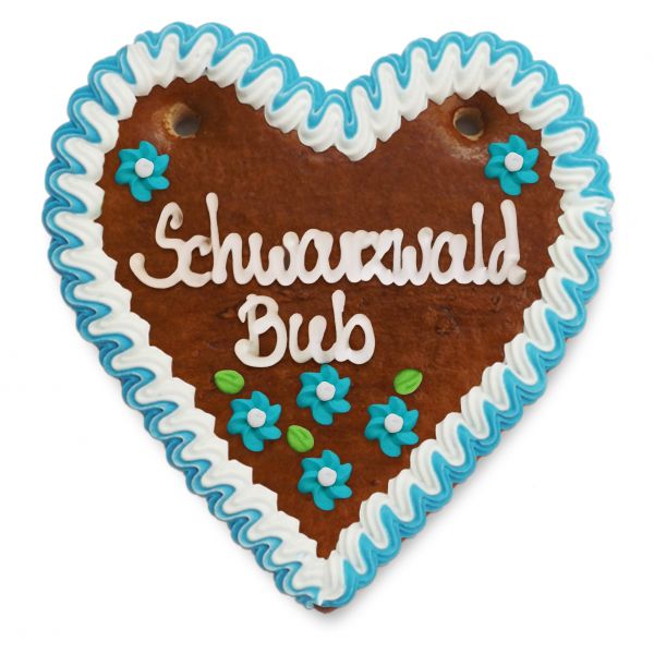 Lebkuchenherz 14cm - Schwarzwald Bub