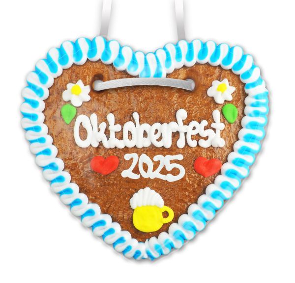 Lebkuchenherz 14cm - Oktoberfest 2024