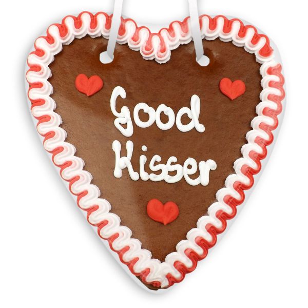 Lebkuchenherz 18cm - Good Kisser