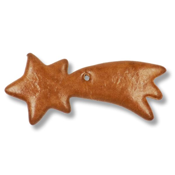 Lebkuchen Sternschnuppe Rohling - ohne Alles - ca. 12cm
