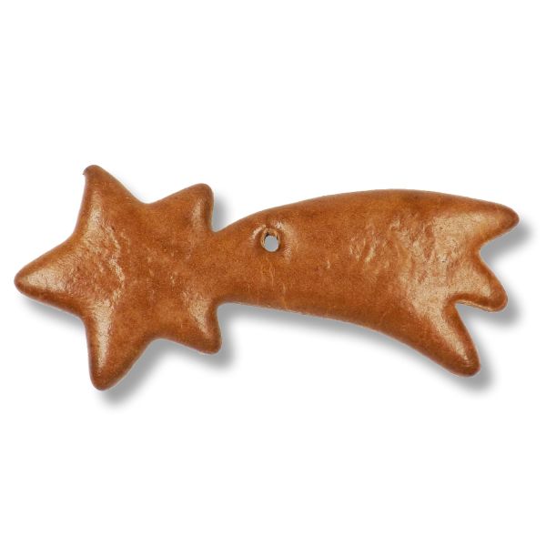 Lebkuchen Sternschnuppe Rohling - ohne Alles - ca. 12cm