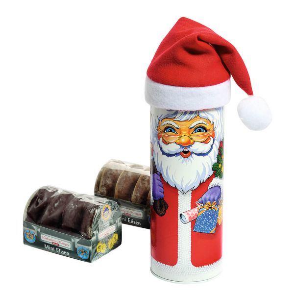 Mini-Elisen Lebkuchendose Nikolaus - 12 Stück