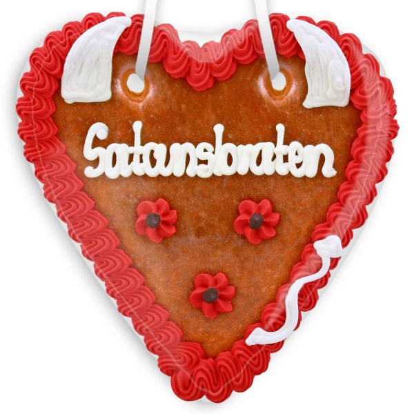 Lebkuchenherz 18cm - Satansbraten