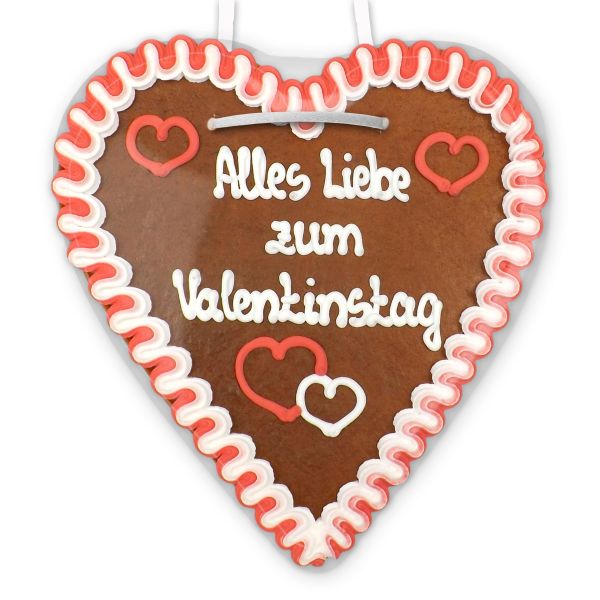 Lebkuchenherz 21cm - Alles Liebe zum Valentinstag