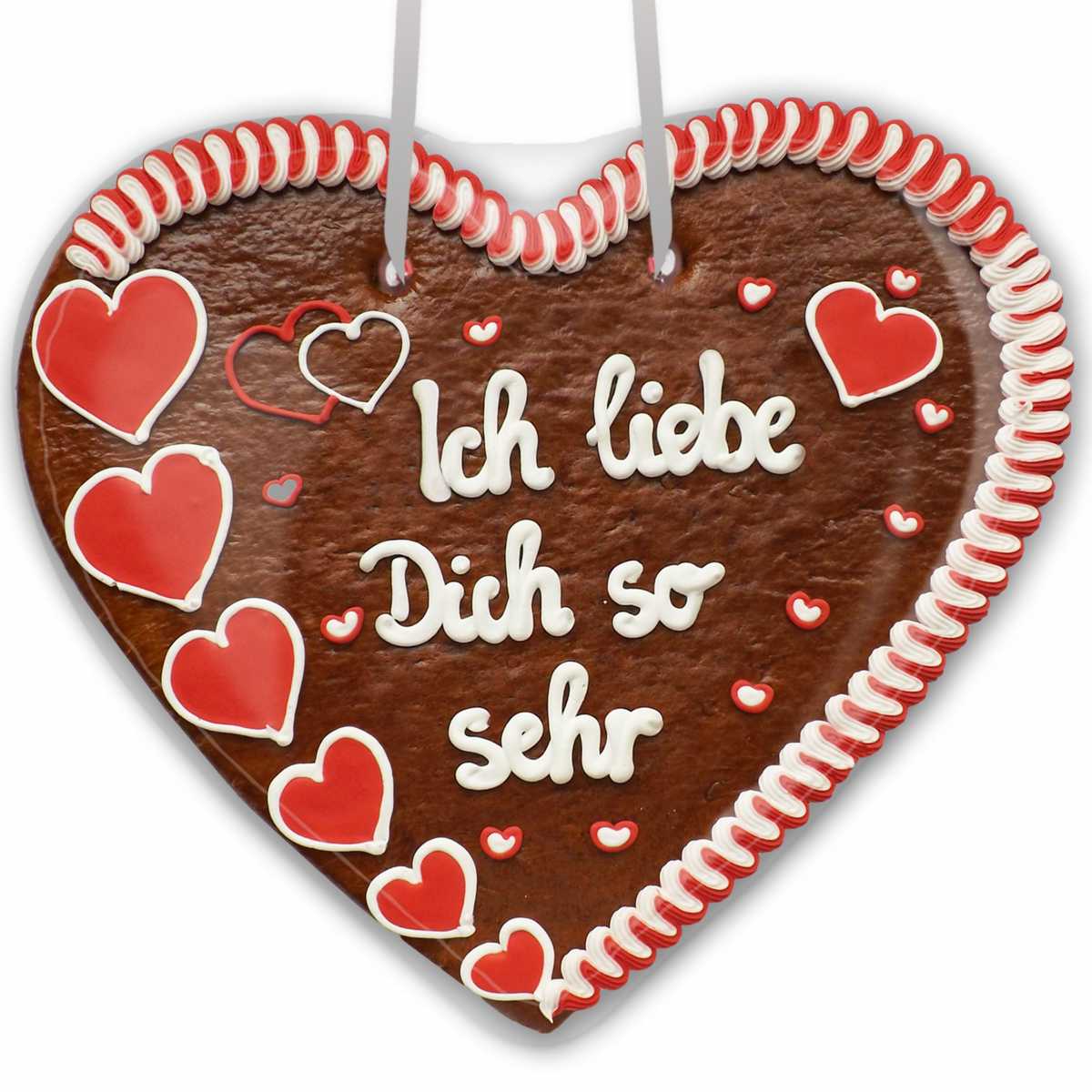 Lebkuchenherz 50cm Ich liebe Dich so sehr günstig bestellen