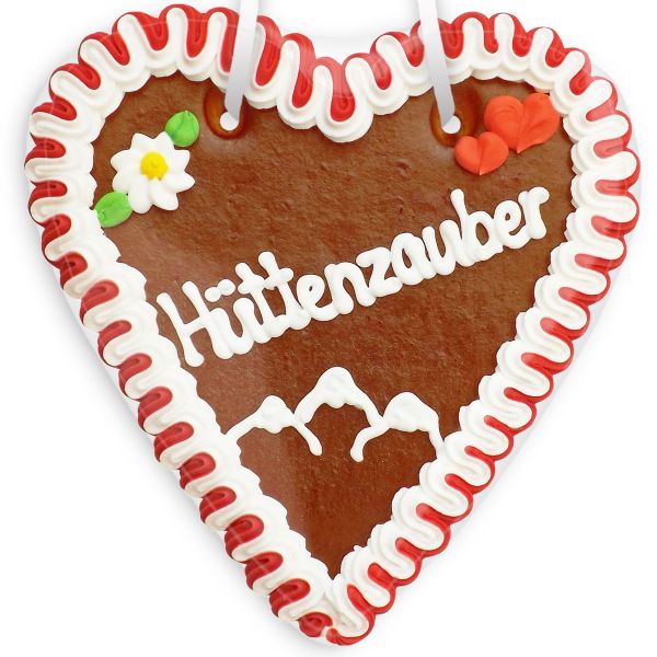 Lebkuchenherz 18cm - Hüttenzauber