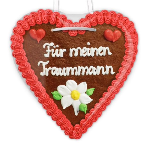 Lebkuchenherz 21cm - Für meinen Traummann