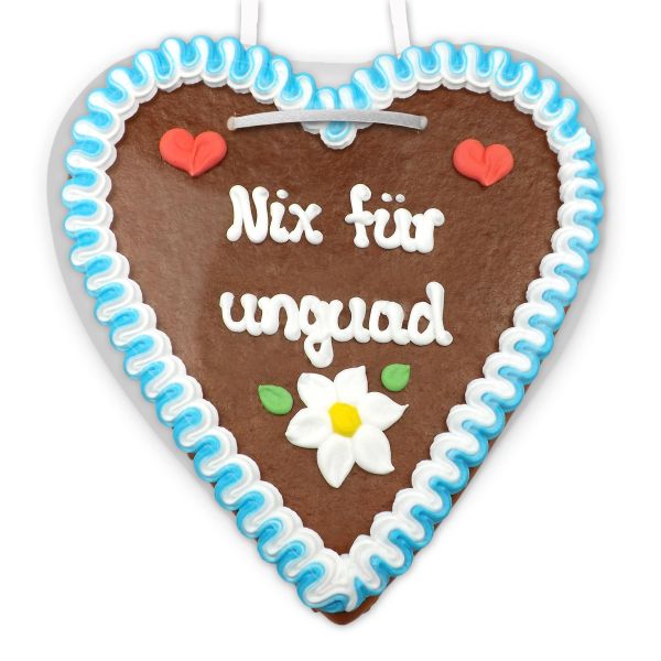 Lebkuchenherz 21cm - Nix für unguad