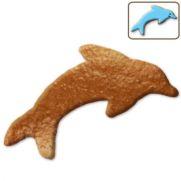 Lebkuchen Delfin Rohling ohne Alles - 12cm