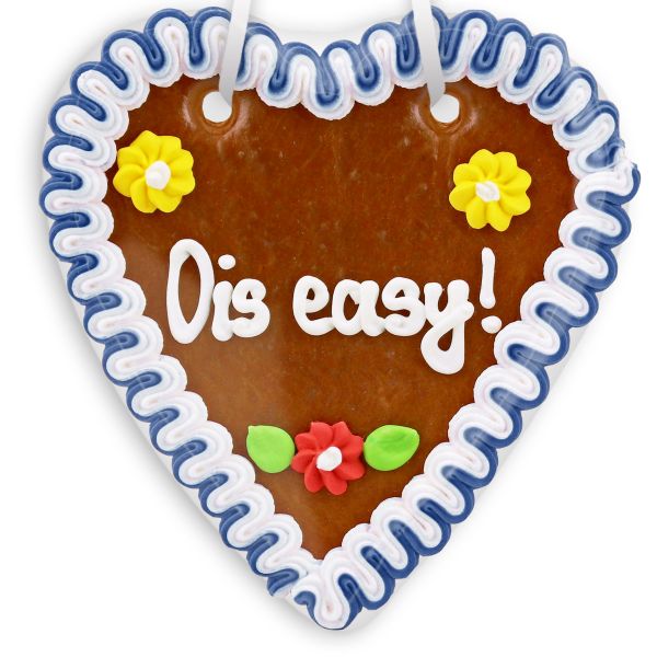 Lebkuchenherz 18cm - Ois easy!