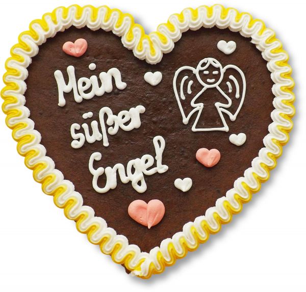 Lebkuchenherz 23cm - Mein süßer Engel