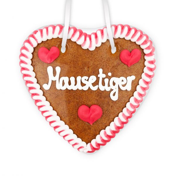 Lebkuchenherz 14cm - Mausetiger