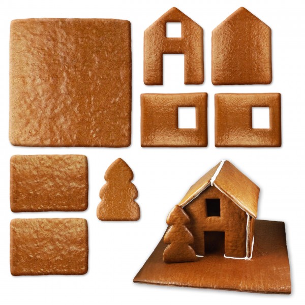 Lebkuchenhaus – Bausatz – Größe XL - ca. 43x42x28cm